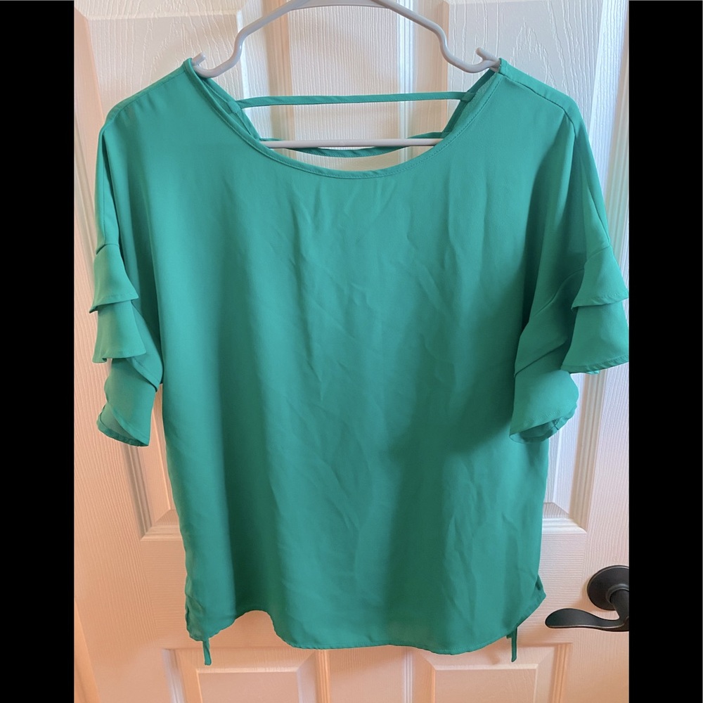 Maurices Kelly green blouse- medium